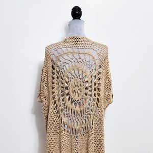 Boho Knit Tassle Edge Cardigan/Pullover